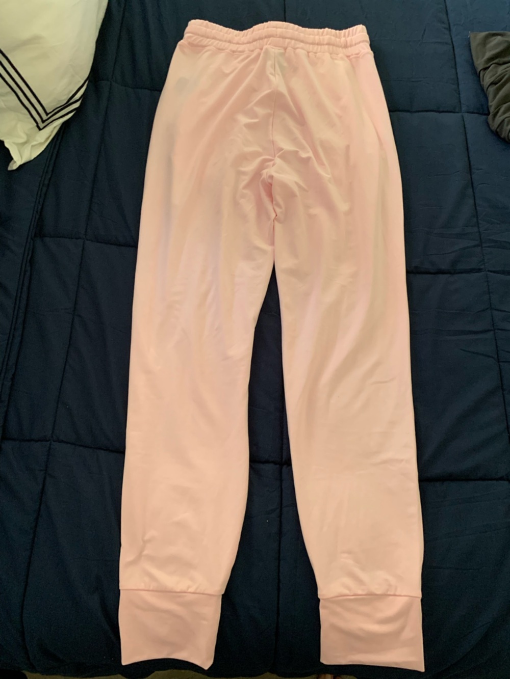 Comfrt Light Pink Track Joggers with Drawstring Waist size Extra Small - Picture 2 of 6